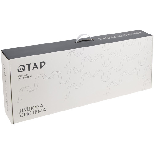 Душова система універсальна Qtap Stenava New на три споживача (з виливом) QTSTE111CRM45538 Chrome