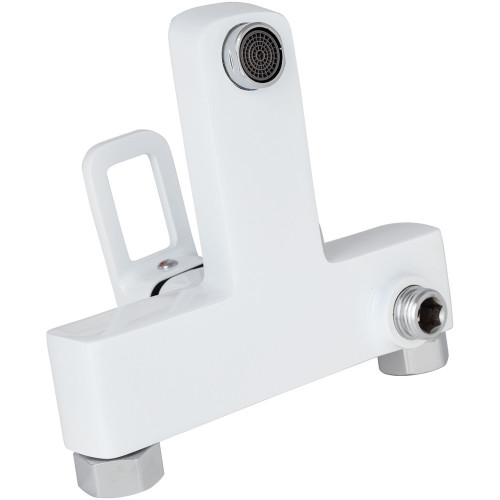 Змішувач для ванни Lidz Wawel 006 (з душовим гарнітуром) (k35) LDWAW006WHI45398 White