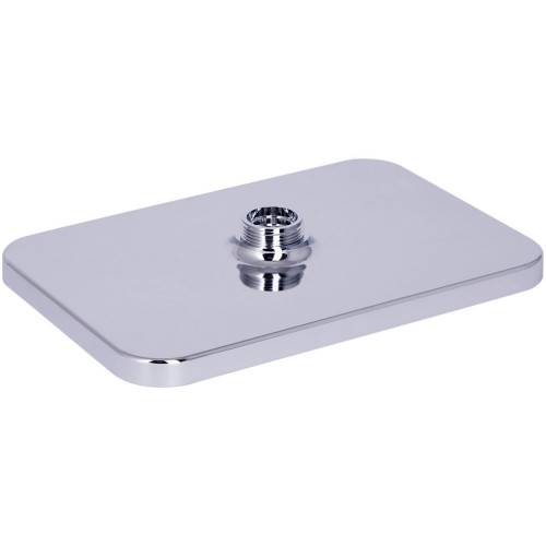 Лейка для верхнего душа Qtap Hlavova 260x180 мм прямоугольная QTHLA107CRM45785 Chrome/White