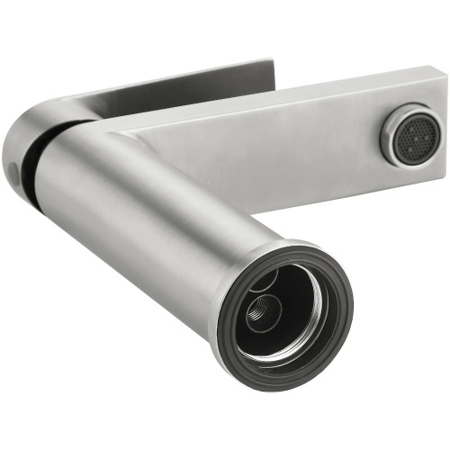 Змішувач для раковини низький Lidz Nexus 001F (k35) LDNEX001FNKS49184 Nickel