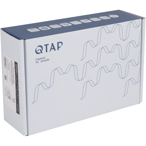 Набор для гигиенического душа Qtap Swan Cascada прямоугольный QTSWA262CRM45567 Chrome
