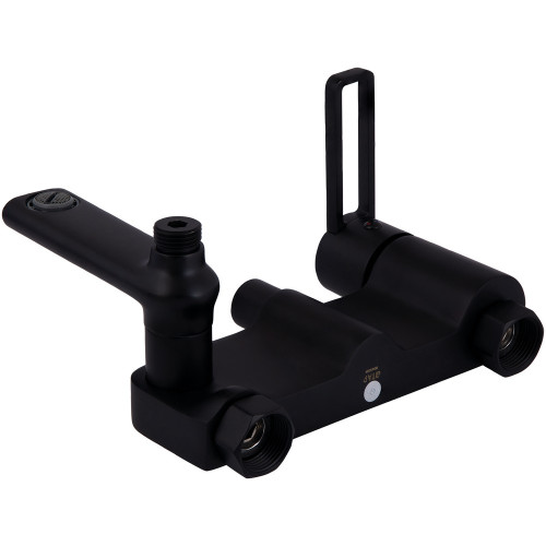 Душова система універсальна Qtap Taurus на три споживача (з виливом) QTTAU111BLM45666 Black Matt