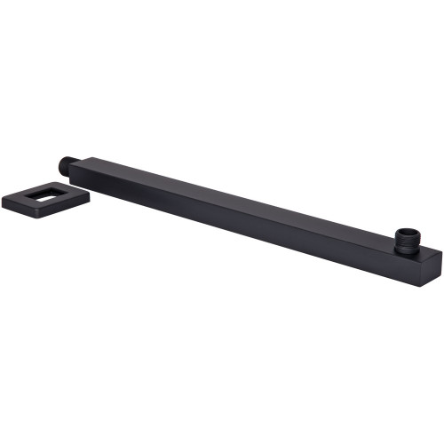 Кронштейн для верхнего душа Qtap Trubice 400 мм прямоугольный QTTRU120BLM45929 Black Matt