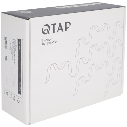 Смеситель для раковины низкий Qtap Crow  QTCRO270CRM48644 Chrome