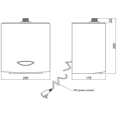 Дезинфектор Qtap Pohodli 220V бесконтактный QDZ2000WP White (Dezinfektor)