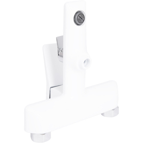 Смеситель для ванны Qtap Presto (c душевым гарнитуром) QTPRE259CRW45579 Chrome/White