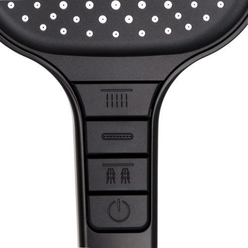 Лейка для ручного душа Qtap Rucni 130x130 мм QTRUC125BLM45957 Black Matt