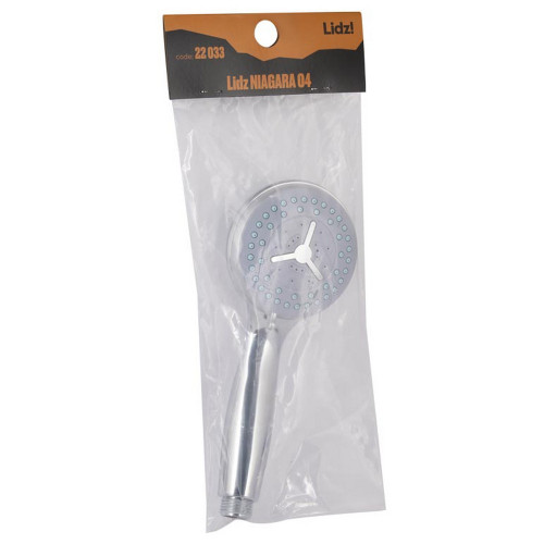 Лейка для ручного душа Lidz Niagara 04 85 мм округлая LDNIA04CRM22033 Chrome
