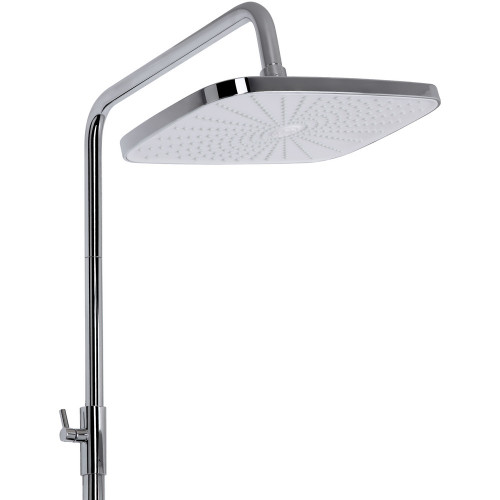 Душова система універсальна Qtap Gemini на три споживача (з виливом) QTGEM111CRW45687 Chrome/White