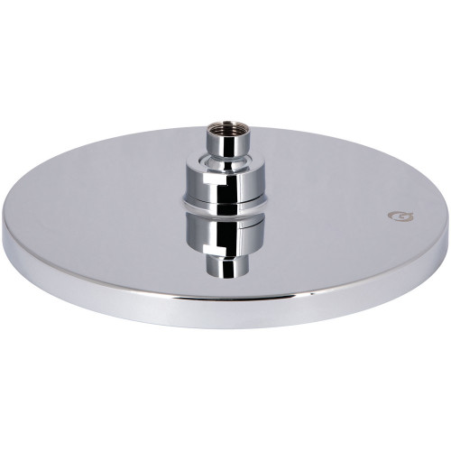 Лейка для верхнего душа Qtap Hlavova D 230 мм округлая QTHLA107CRM45787 Chrome/White