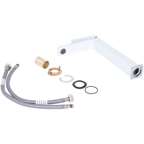 Змішувач для раковини Qtap Gemini високий QTGEM269CRW45679 Chrome/White