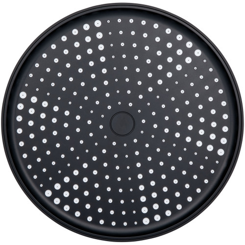 Лейка для верхнего душа Qtap Hlavova D 250 мм округлая QTHLA107BLM45949 Black Matt