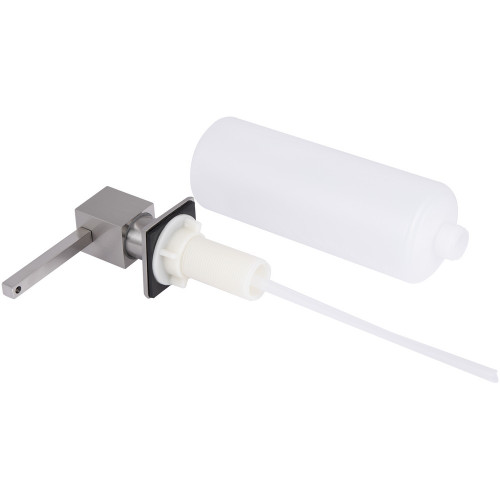Дозатор для моющего средства Lidz LK117 квадратный Brushed Steel (LDLK117BRU46399)