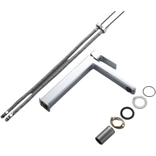 Смеситель латунный для раковины Lidz Orion 001FH высокий (k25) LDORI001FHCRM48096 Chrome