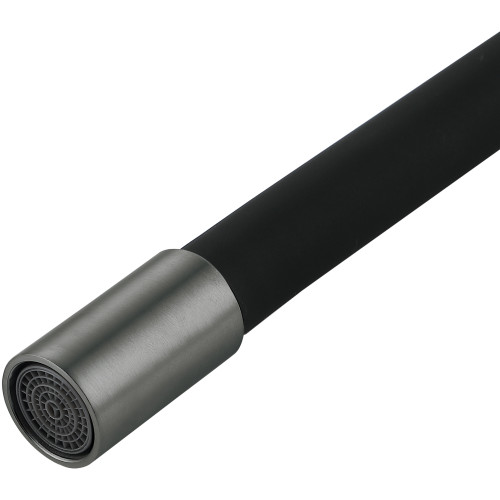 Змішувач для кухні Lidz Aria 015F3 (k35) з гнучким виливом LDARI015F3BGRP49564 Graphite/Black
