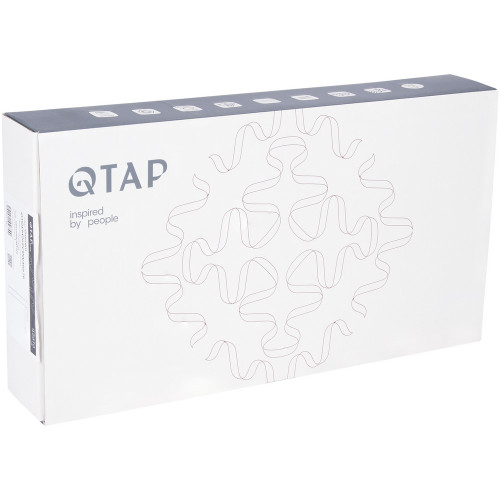 Змішувач для раковини Qtap Gemini високий QTGEM269CRW45679 Chrome/White