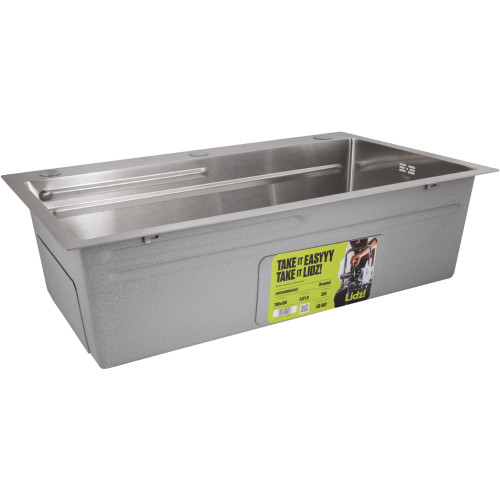 Мийка для кухні інтегрована Lidz Handmade H7545 Brushed Steel 3,0/1,0 мм LDH7545BRU49457
