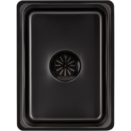 Мийка для кухні інтегрована Lidz Handmade H6845B Brushed Black PVD 3,0/1,0 мм LDH6845BRUBLM49456