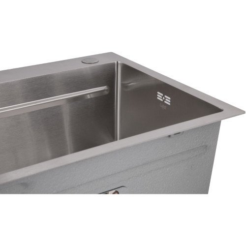 Мийка для кухні інтегрована Lidz Handmade H7545 Brushed Steel 3,0/1,0 мм LDH7545BRU49457