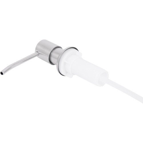 Дозатор для моющего средства Lidz Acsis LA29 Brushed Steel, круглый LDACSLA29BRU49828