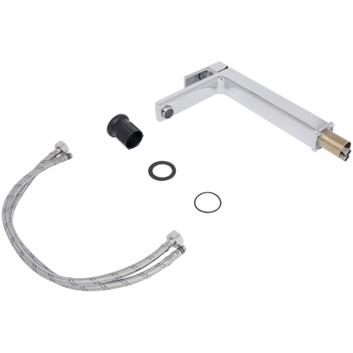 Смеситель для раковины  Lidz Dozorca 001FH высокий (k35) Chrome LDDOZ001FHCRM48990