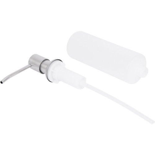 Дозатор для моющего средства Lidz Acsis LA29 Brushed Steel, круглый LDACSLA29BRU49828