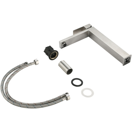 Смеситель для раковины высокий Lidz Helix 001FH (k35) LDHEL001FHNKS49179 Nickel