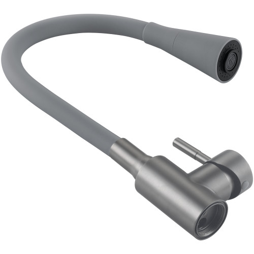 Смеситель для кухни Lidz Aria 015F31 (k35) с гибким изливом LDARI015F31GGRP49567 Graphite/Grey