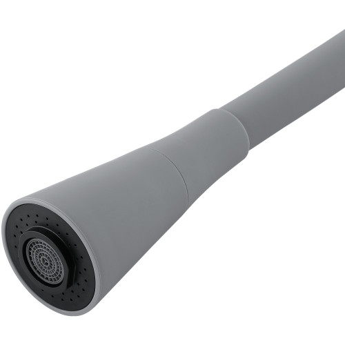 Смеситель для кухни Lidz Aria 015F31 (k35) с гибким изливом LDARI015F31GGRP49567 Graphite/Grey