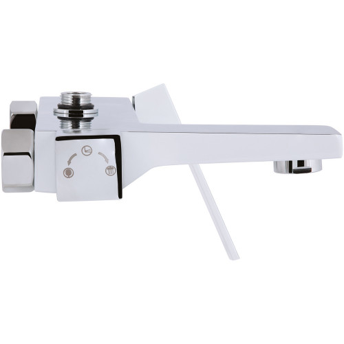 Душова система універсальна Qtap Gemini на три споживача (з виливом) QTGEM111CRW45687 Chrome/White
