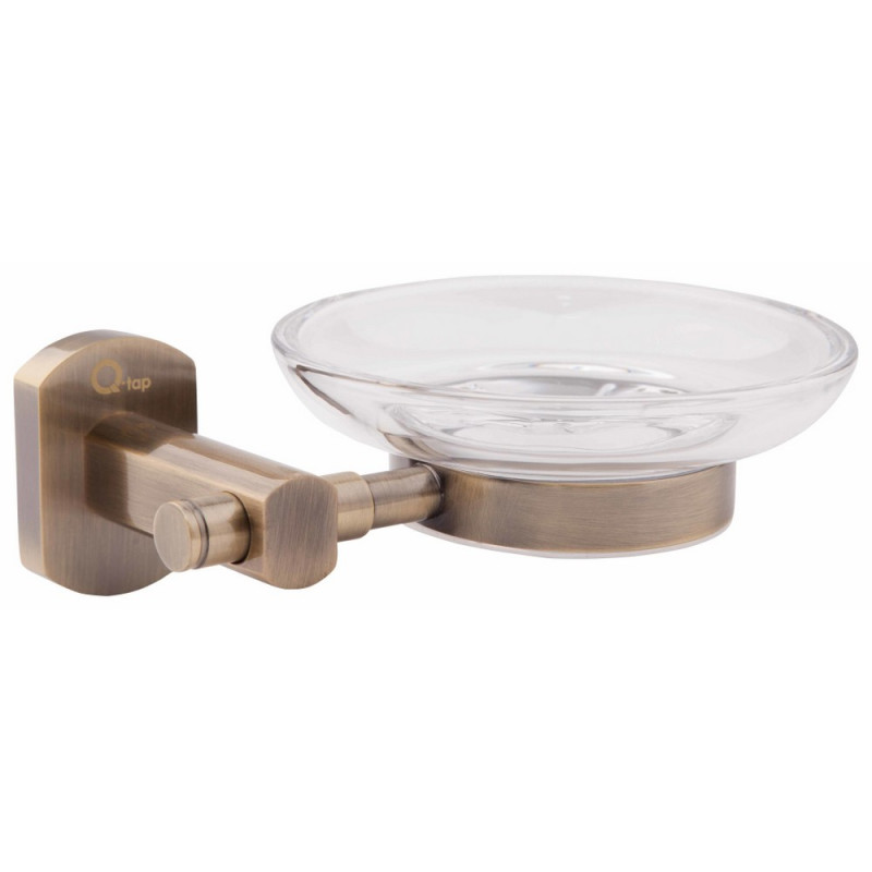 Мыльница Qtap Liberty настенная QTLIBANT1159 Antic Bronze