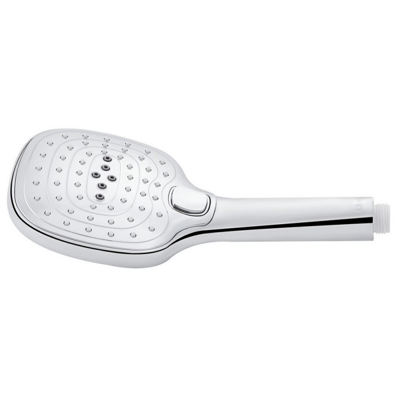 Лійка для ручного душу Qtap Rucni 120х120 мм прямокутна QTRUCA120N3KCC Chrome