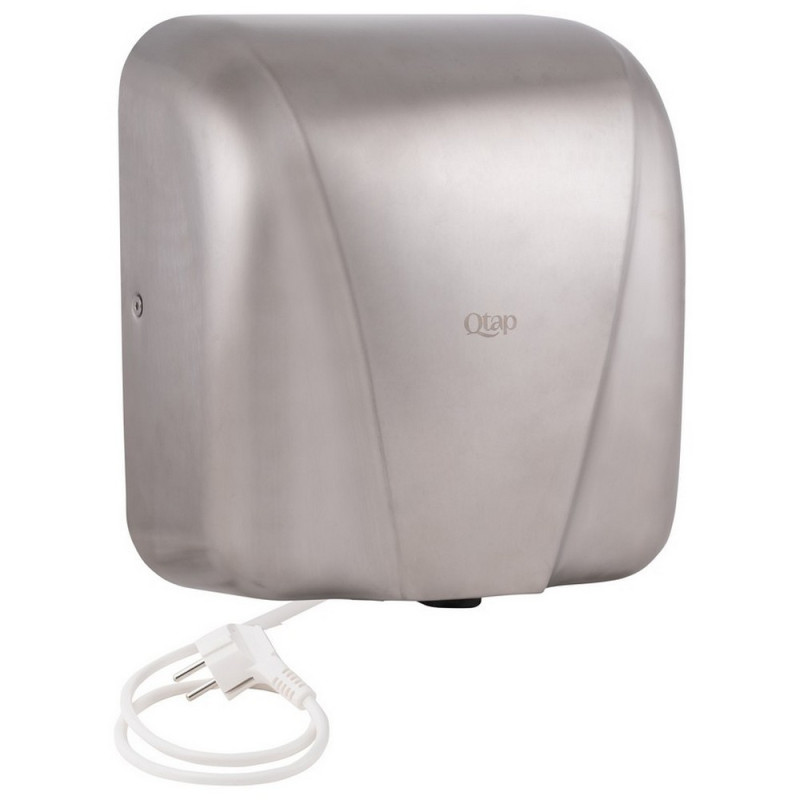 Сушилка для рук Qtap Pohodli настенная QTS1800MP Brushed Nickel (Sušící)