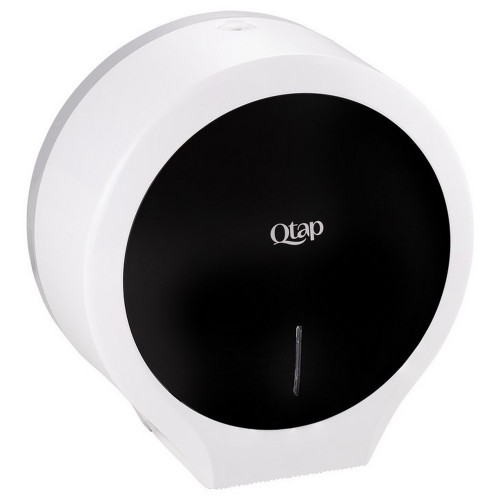 Тримач для туалетного паперу Qtap Pohodli 270 мм QTDP100BP White/Black (Držák) Тримач для туалетного паперу Qtap Pohodli 270 мм QTDP100BP White/Black (Držák)