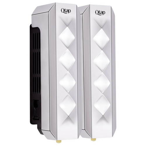 Диспенсер для мила Qtap Pohodli подвійний QTDM350CP2 Chrome (Dávkovač)