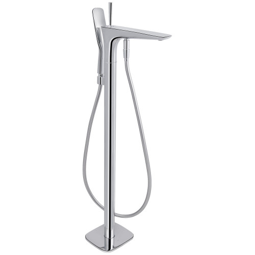 Смеситель для ванны Qtap Podlaha напольный (c душевым гарнитуром) QT19103VDC Chrome Смеситель для ванны Qtap Podlaha напольный (c душевым гарнитуром) QT19103VDC Chrome