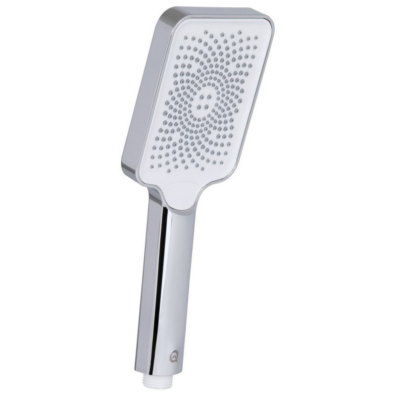 Лейка для ручного душа Qtap Rucni 145x95 мм прямоугольная QTRUC125CRM45777 Chrome/White