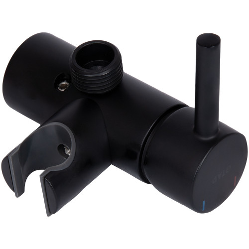Набор для гигиенического душа Qtap Inspai-Varius округлый QTINSVARBСRV00440001 Black Matt