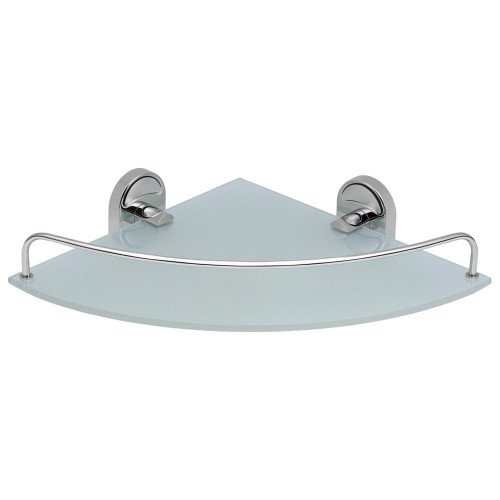 Полиця кутова Lidz Oreo 1001 скляна LDORE1001CRM22180 Chrome