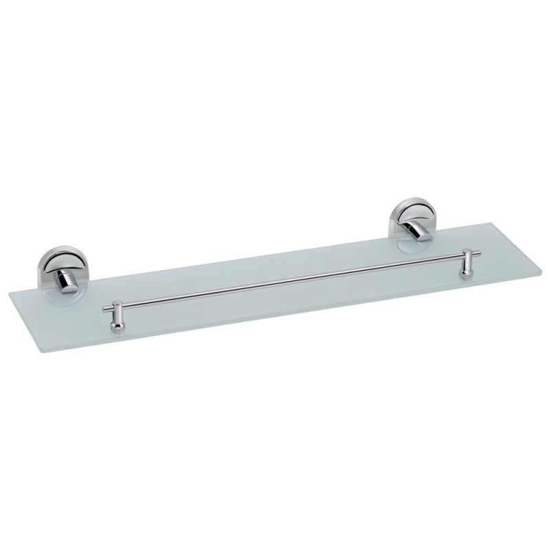 Полиця універсальна Lidz Oreo 0901 скляна (52*12 см) LDORE0901CRM22178 Chrome
