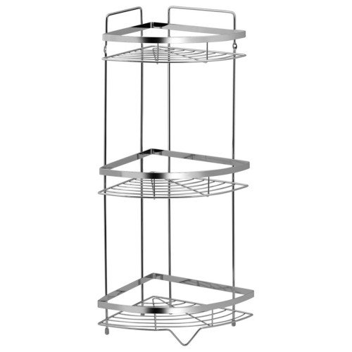 Полиця кутова Lidz Oreo 0606 3 ярусна LDORE0606CRM32484 Chrome Полиця кутова Lidz Oreo 0606 3 ярусна LDORE0606CRM32484 Chrome