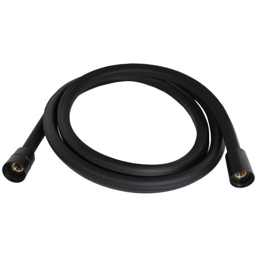 Шланг для ручного душу Qtap Hadice 1600 мм прямоугольний QTHADPVCSQ160B Black Matt