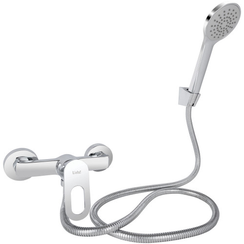 Змішувач для душу Lidz Latwa 010 (з душовим гарнітуром) (k40) LDLAT010CRM45416 Chrome Змішувач для душу Lidz Latwa 010 (з душовим гарнітуром) (k40) LDLAT010CRM45416 Chrome