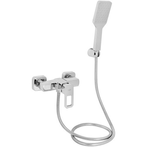 Змішувач для душу Lidz Wawel 010 (з душовим гарнітуром) (k40) LDWAW010CRM45390 Chrome Змішувач для душу Lidz Wawel 010 (з душовим гарнітуром) (k40) LDWAW010CRM45390 Chrome