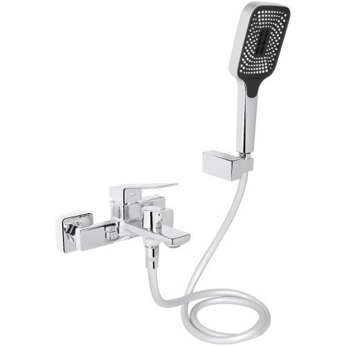 Змішувач для ванни Qtap Capricorn з душовим гарнітуром Chrome (k35) QTCAP3060102C48222