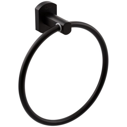 Тримач для рушника Qtap Liberty D 160 мм QTLIBBLM1160 Black