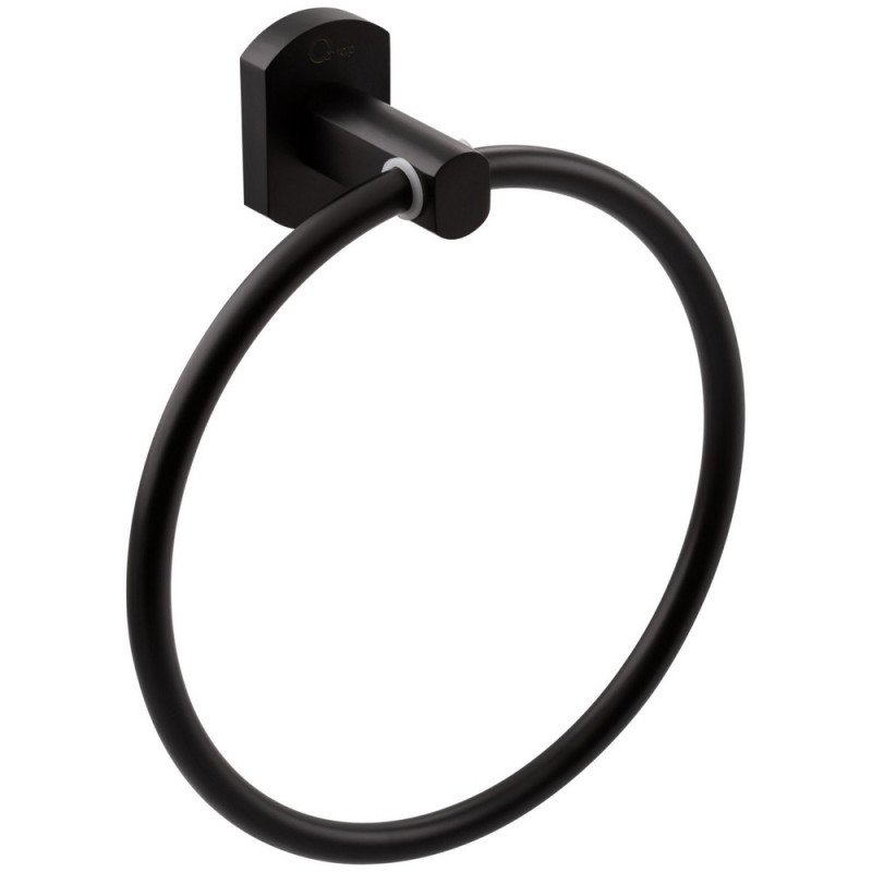 Тримач для рушника Qtap Liberty D 160 мм QTLIBBLM1160 Black