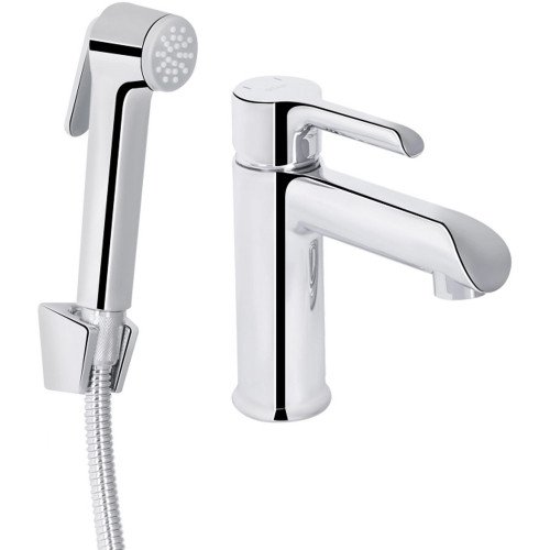 Змішувач для раковини Qtap Grand (з гігієнічним душем) QTGRA272CRM45670 Chrome