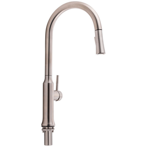 Змішувач для кухні Qtap Baruska з висувним виливом QTBAR9137103UN Brushed Nickel PVD Змішувач для кухні Qtap Baruska з висувним виливом QTBAR9137103UN Brushed Nickel PVD