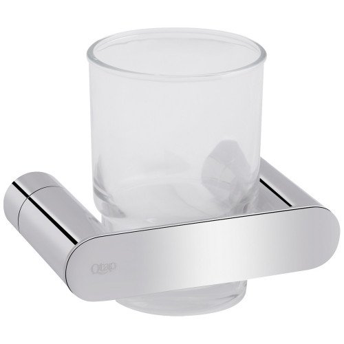 Склянка з тримачем Qtap Scorpio настінна QTSTK6102103C Chrome (Sklenka)